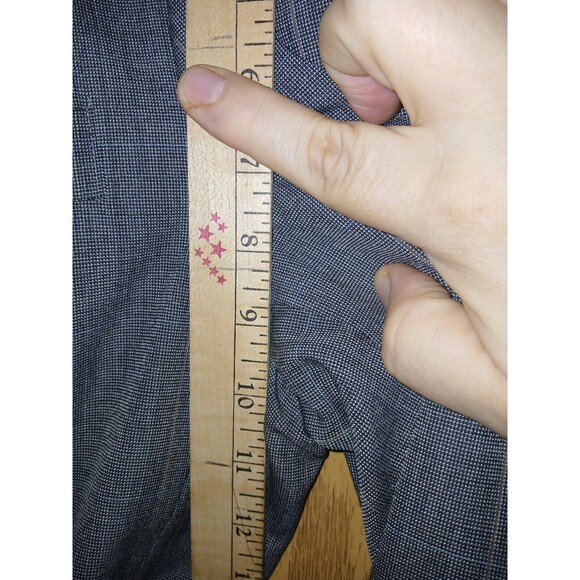 Haggar Imperial 2 Piece Suit Mens 42L 34X34 Two Button Gray USA Made Wool Blend - Picture 10 of 16